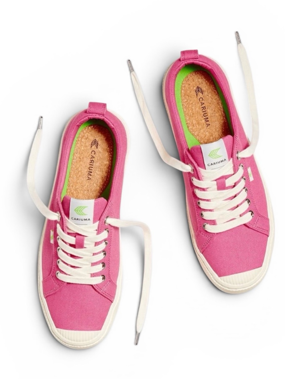 Cariuma OCA Low Pink Lemonade Canvas Sneaker | 10 - Picture 1 of 11